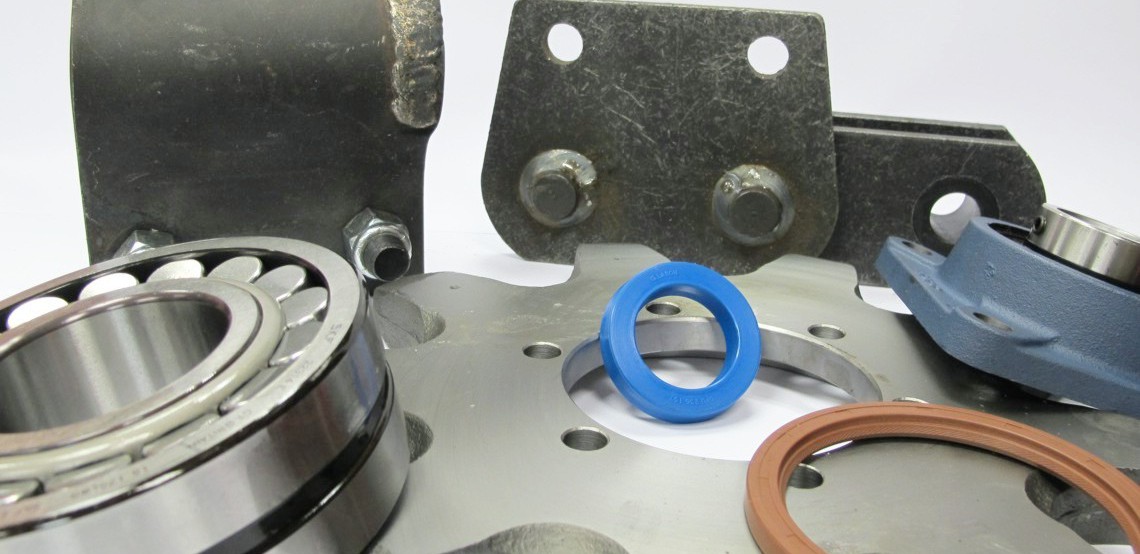 Close up of spare Mastenbroek machinery parts